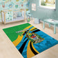 Tanzania Uhuru Day Area Rug Coat Of Arms - Sports Style - African Pride