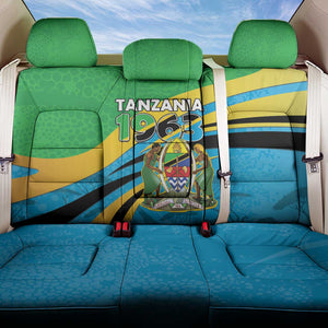Tanzania Uhuru Day Back Car Seat Cover Coat Of Arms - Sports Style - African Pride