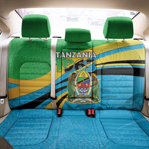 Tanzania Uhuru Day Back Car Seat Cover Coat Of Arms - Sports Style - African Pride