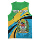 Personalized Tanzania Uhuru Day Basketball Jersey Coat Of Arms - Sports Style - African Pride