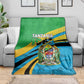 Tanzania Uhuru Day Blanket Coat Of Arms - Sports Style - African Pride