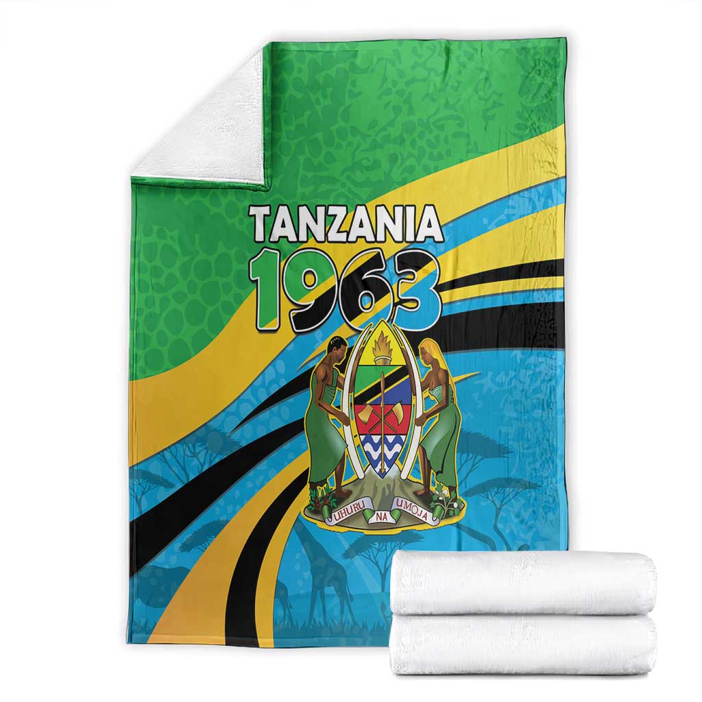 Tanzania Uhuru Day Blanket Coat Of Arms - Sports Style - African Pride