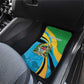 Personalized Tanzania Uhuru Day Car Mats Coat Of Arms - Sports Style - African Pride
