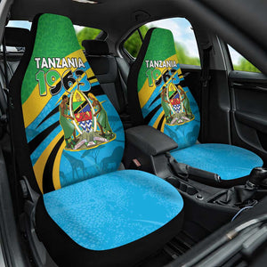 Tanzania Uhuru Day Car Seat Cover Coat Of Arms - Sports Style - African Pride