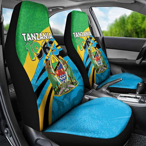 Tanzania Uhuru Day Car Seat Cover Coat Of Arms - Sports Style - African Pride