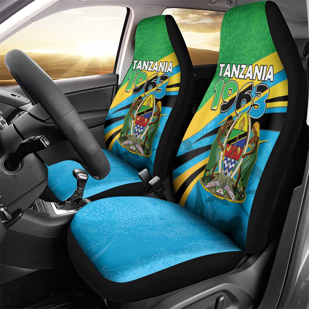 Tanzania Uhuru Day Car Seat Cover Coat Of Arms - Sports Style - African Pride