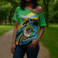 Personalized Tanzania 1963 Cross Shoulder Shirt Happy Independence Day