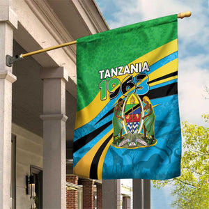 Tanzania Uhuru Day Garden Flag Coat Of Arms - Sports Style - African Pride