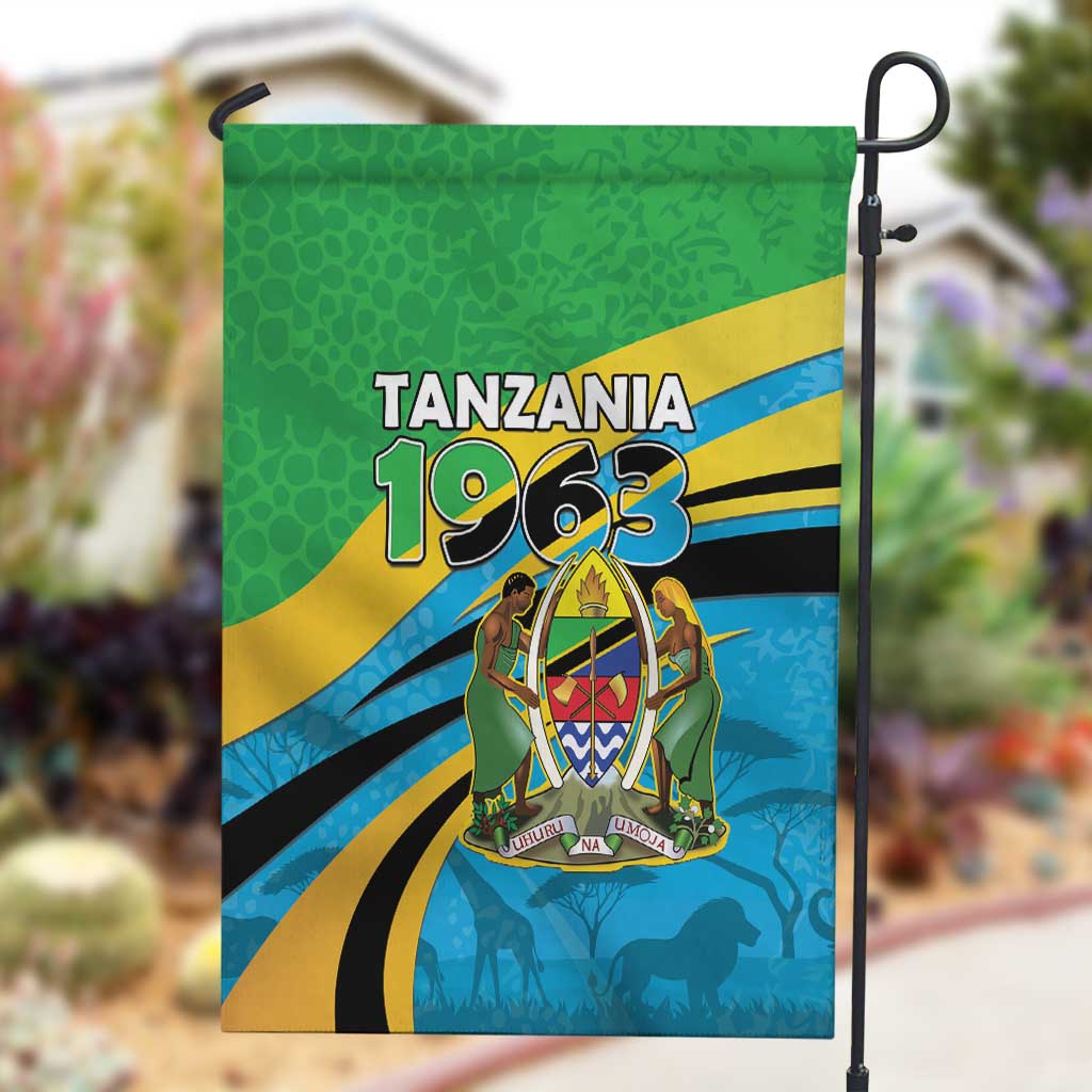 Tanzania Uhuru Day Garden Flag Coat Of Arms - Sports Style - African Pride