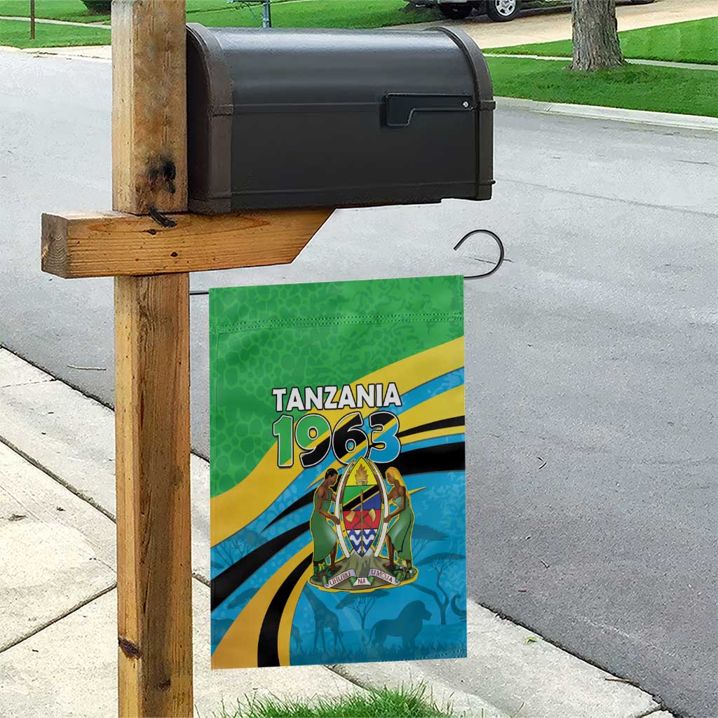 Tanzania Uhuru Day Garden Flag Coat Of Arms - Sports Style - African Pride