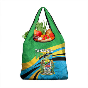 Tanzania Uhuru Day Grocery Bag Coat Of Arms - Sports Style - African Pride