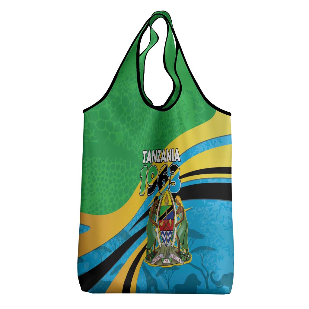 Tanzania Uhuru Day Grocery Bag Coat Of Arms - Sports Style - African Pride