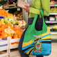 Tanzania Uhuru Day Grocery Bag Coat Of Arms - Sports Style - African Pride