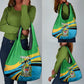 Tanzania Uhuru Day Grocery Bag Coat Of Arms - Sports Style - African Pride