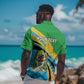 Personalized Tanzania Uhuru Day Hawaiian Shirt Coat Of Arms - Sports Style - African Pride