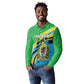 Personalized Tanzania Uhuru Day Long Sleeve Polo Shirt Coat Of Arms - Sports Style - African Pride