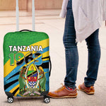 Tanzania Uhuru Day Luggage Cover Coat Of Arms - Sports Style - African Pride
