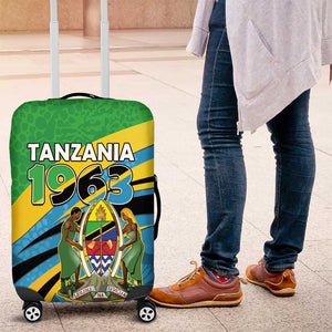 Tanzania Uhuru Day Luggage Cover Coat Of Arms - Sports Style - African Pride