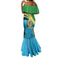 Personalized Tanzania Uhuru Day Mermaid Dress Coat Of Arms - Sports Style - African Pride