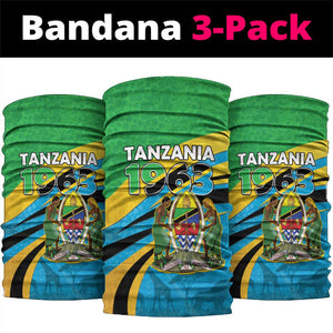 Tanzania Uhuru Day Neck Gaiter Coat Of Arms - Sports Style - African Pride