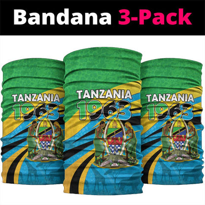 Tanzania Uhuru Day Neck Gaiter Coat Of Arms - Sports Style - African Pride