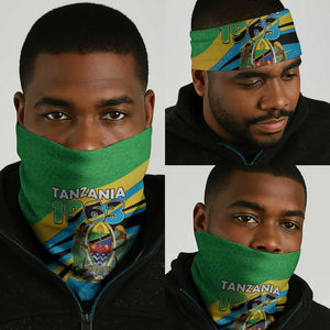 Tanzania Uhuru Day Neck Gaiter Coat Of Arms - Sports Style - African Pride