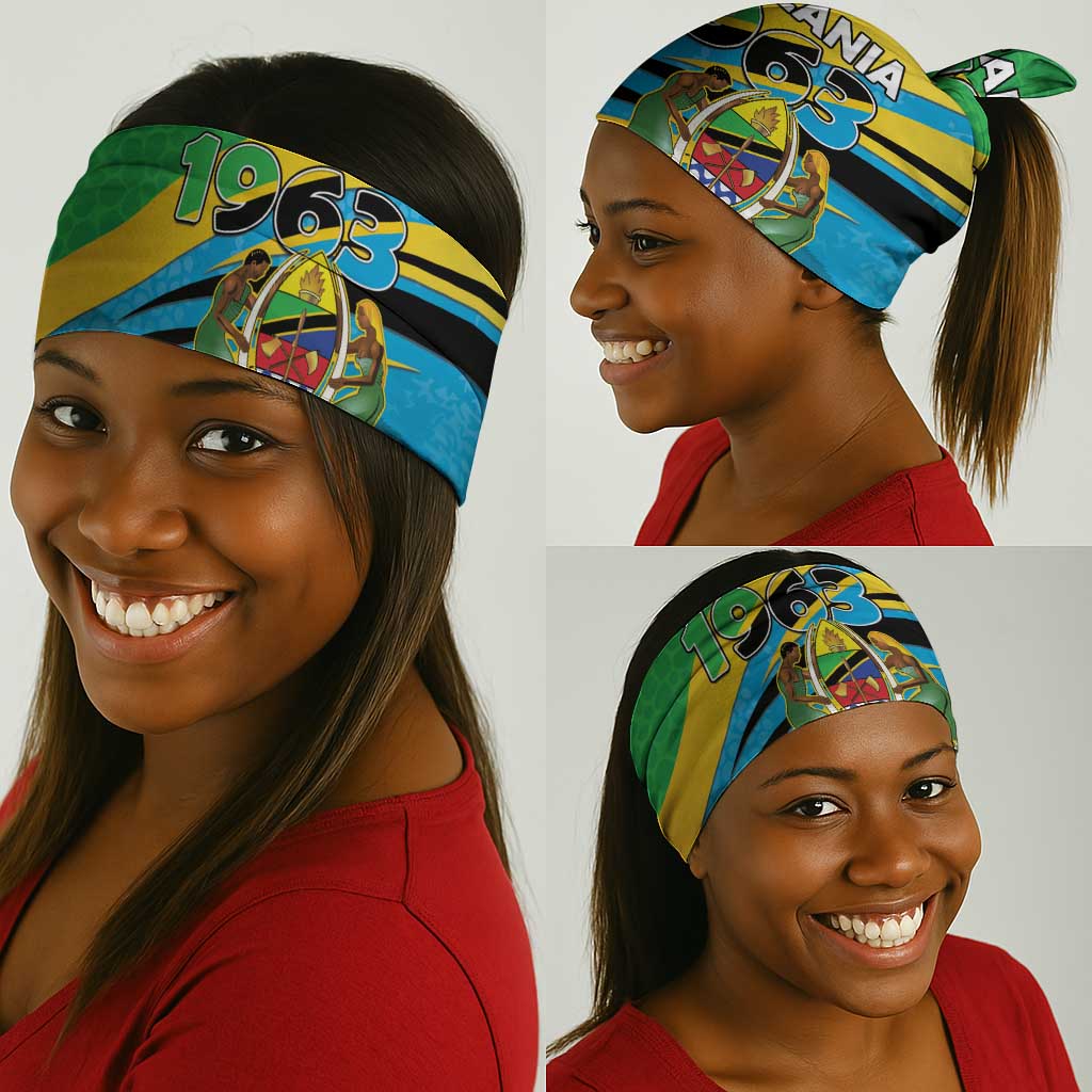 Tanzania Uhuru Day Neck Gaiter Coat Of Arms - Sports Style - African Pride
