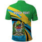 Personalized Tanzania Uhuru Day Polo Shirt Coat Of Arms - Sports Style - African Pride