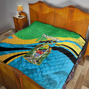 Tanzania Uhuru Day Quilt Coat Of Arms - Sports Style - African Pride