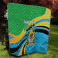 Tanzania Uhuru Day Quilt Coat Of Arms - Sports Style - African Pride