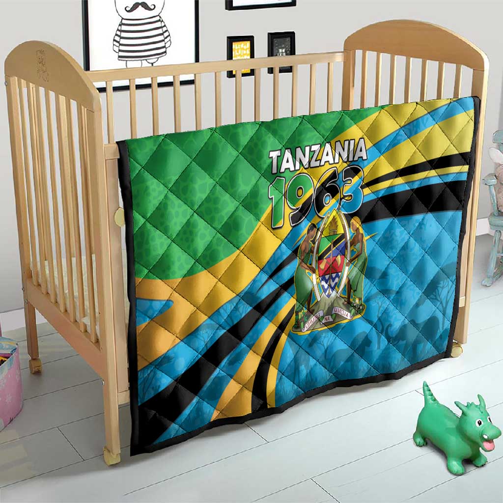 Tanzania Uhuru Day Quilt Coat Of Arms - Sports Style - African Pride