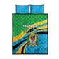Tanzania Uhuru Day Quilt Bed Set Coat Of Arms - Sports Style - African Pride