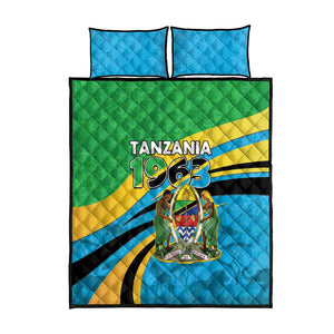 Tanzania Uhuru Day Quilt Bed Set Coat Of Arms - Sports Style - African Pride
