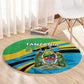 Tanzania Uhuru Day Round Carpet Coat Of Arms - Sports Style - African Pride