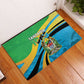 Tanzania Uhuru Day Rubber Doormat Coat Of Arms - Sports Style - African Pride