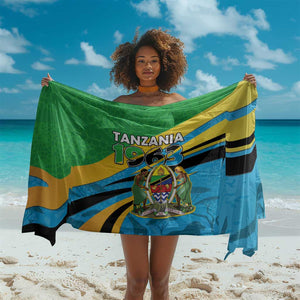 Tanzania Uhuru Day Sarong Coat Of Arms - Sports Style - African Pride