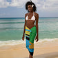 Tanzania Uhuru Day Sarong Coat Of Arms - Sports Style - African Pride