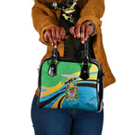 Tanzania Uhuru Day Shoulder Handbag Coat Of Arms - Sports Style - African Pride