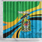 Tanzania Uhuru Day Shower Curtain Coat Of Arms - Sports Style - African Pride