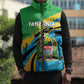 Personalized Tanzania 1963 Sleeveless Puffer Jacket Happy Independence Day