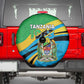 Tanzania Uhuru Day Spare Tire Cover Coat Of Arms - Sports Style - African Pride
