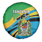 Tanzania Uhuru Day Spare Tire Cover Coat Of Arms - Sports Style - African Pride