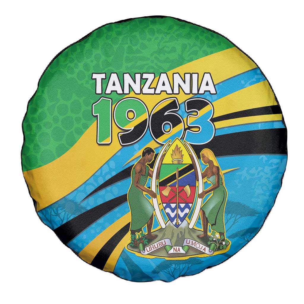 Tanzania Uhuru Day Spare Tire Cover Coat Of Arms - Sports Style - African Pride