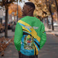 Personalized Tanzania Uhuru Day Sweatshirt Coat Of Arms - Sports Style - African Pride