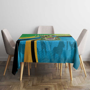 Tanzania Uhuru Day Tablecloth Coat Of Arms - Sports Style - African Pride