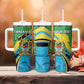 Personalized Tanzania Uhuru Day Tumbler With Handle Coat Of Arms - Sports Style - African Pride