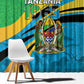 Tanzania Uhuru Day Window Curtain Coat Of Arms - Sports Style - African Pride