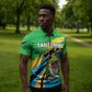 Personalized Tanzania 1963 Zipper Polo Shirt Happy Independence Day