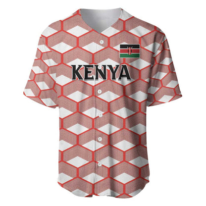 Personalized Kenya Athletics Baseball Jersey White Jersey - African Pride