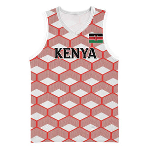 Personalized Kenya Athletics Basketball Jersey White Jersey - African Pride